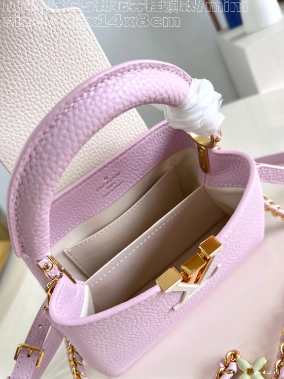 WIS VUITTON MINI-21*14*8CM LOUIS CAPUCINES 0724